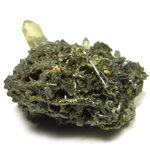 エピドート(Epidote 緑簾石)/クォーツ(Quartz)