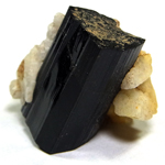 ショール(Tourmaline var. Schorl)/フェルドスパー(Feldspar)