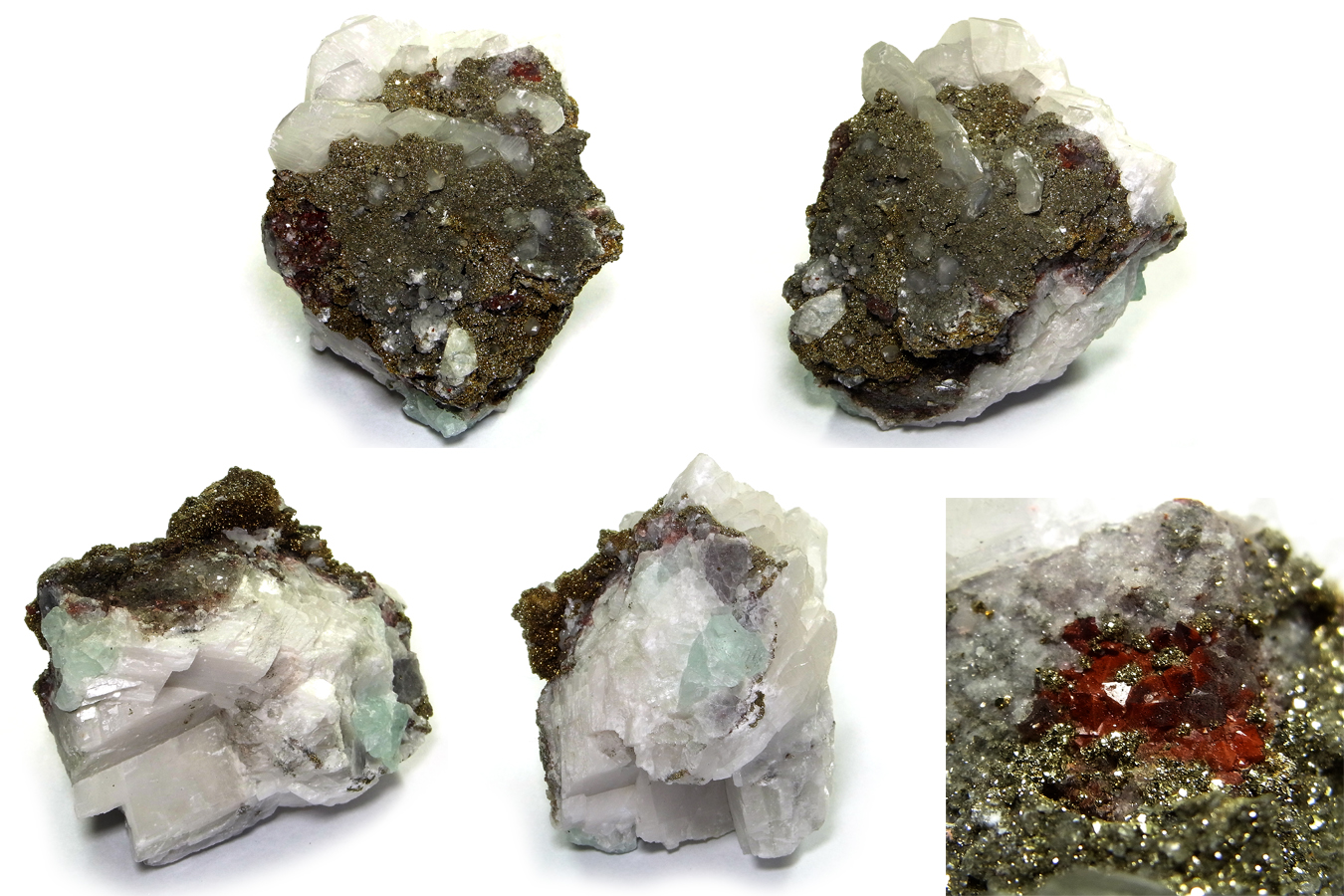 カルサイト(Calcite)/フローライト(Fluorite)/パイライト(Pyrite)