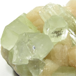 アポフィライト(Apophyllite)/スティルバイト(Stilbite)