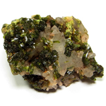 エピドート(Epidote)/クォーツ(Quartz)