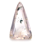 Bismuthinite Inclusions in Rose Quartz