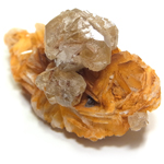 セルサイト(蛍光)(Cerussite)/バライト(Barite)