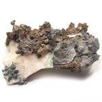 自然銀(Native Silver)/カルサイト(Calcite)