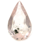 Bismuthinite Inclusions in Rose Quartz