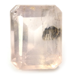 Bismuthinite Inclusions in Rose Quartz