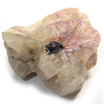 放射状トルマリン(Tourmaline)/クォーツ(Quartz)