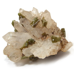 エピドート(Epidote)/クォーツ(Quartz)