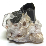 ショール(Tourmaline)/ゴシェナイト(Goshenite)/クォーツ(Quartz)/フェルドスパー(Feldspar)