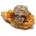 セルサイト(蛍光)(Cerussite)/バライト(Barite)