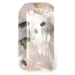 Bismuthinite Inclusions in Rose Quartz