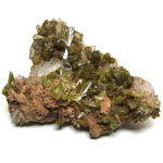 エピドート(Epidote)/クォーツ(Quartz)
