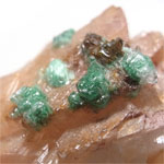 ジプサム(Gypsum)/マラカイト(Malachite)/カルサイト(Calcite)