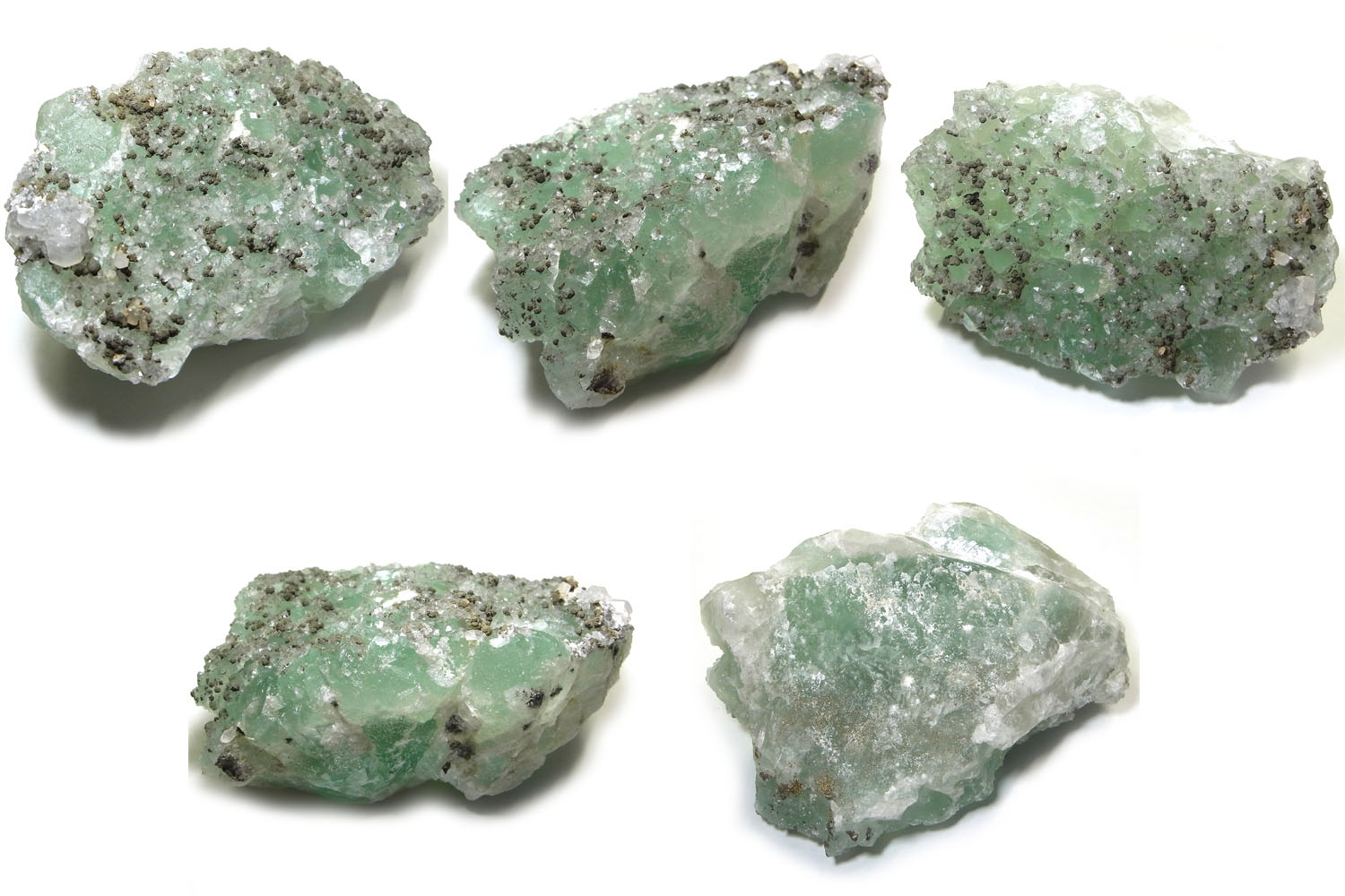 フローライト(Fluorite)/パイライト(Pyerite)/カルサイト(Calcite)