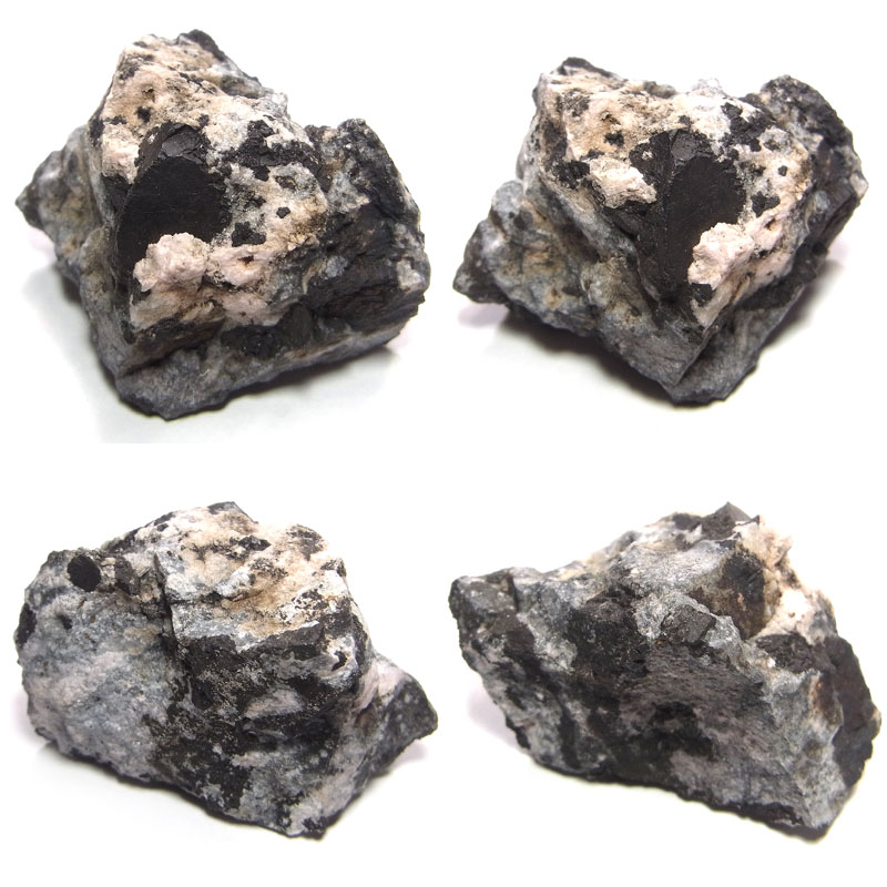 アラバンダイト(Alabandite)/ロードクロサイト(Rhodochrosite)