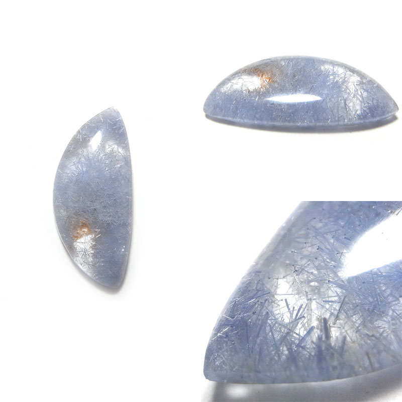 デュモルチェライト/クォーツ