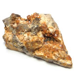 スペサタイト(Spessartine)/クォーツ(Quartz)