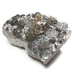 パイライト(Pyrite)/クォーツ(Quartz)/スファレライト(Sphalerite)