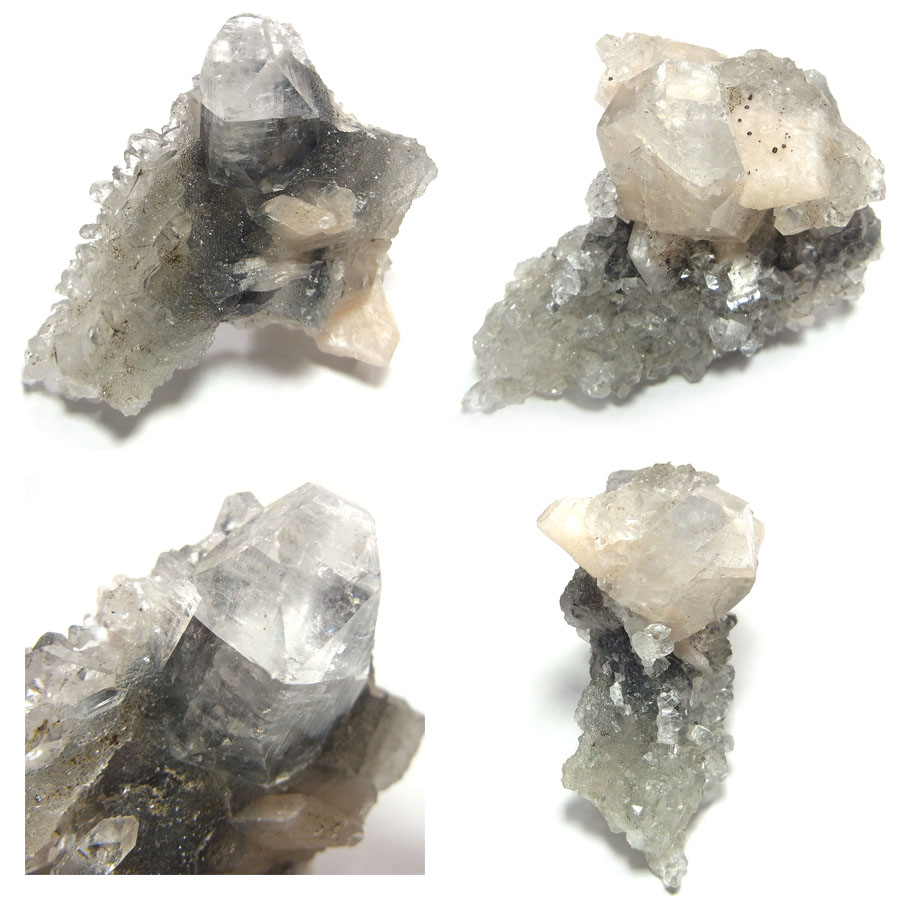 アポフィライト(Apophyllite)/スティルバイト(Stilbite)